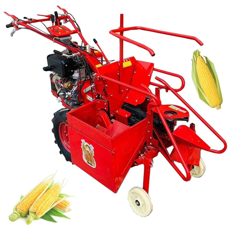 

Hand Push Corn Harvester Single Row Corn Combine Harvester Small Corn Combine Harvester