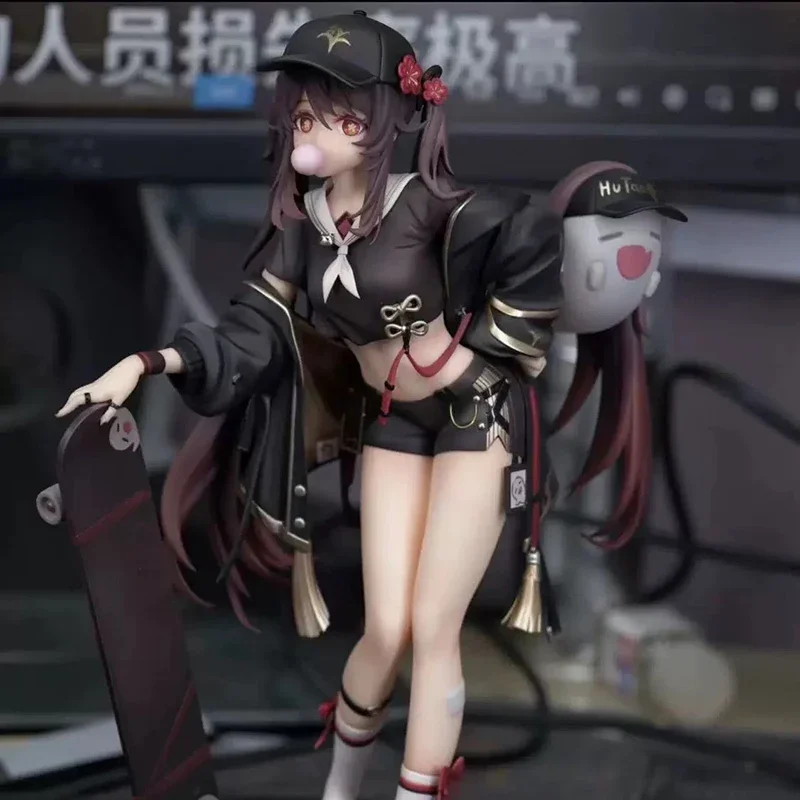 Hu tao genすね衝撃アクションPVCフィギュア、流行の服