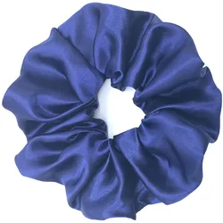 Elegant Oversized Silk Scrunchies - Chiffon Elastic Hair Ties & Headwear (9)