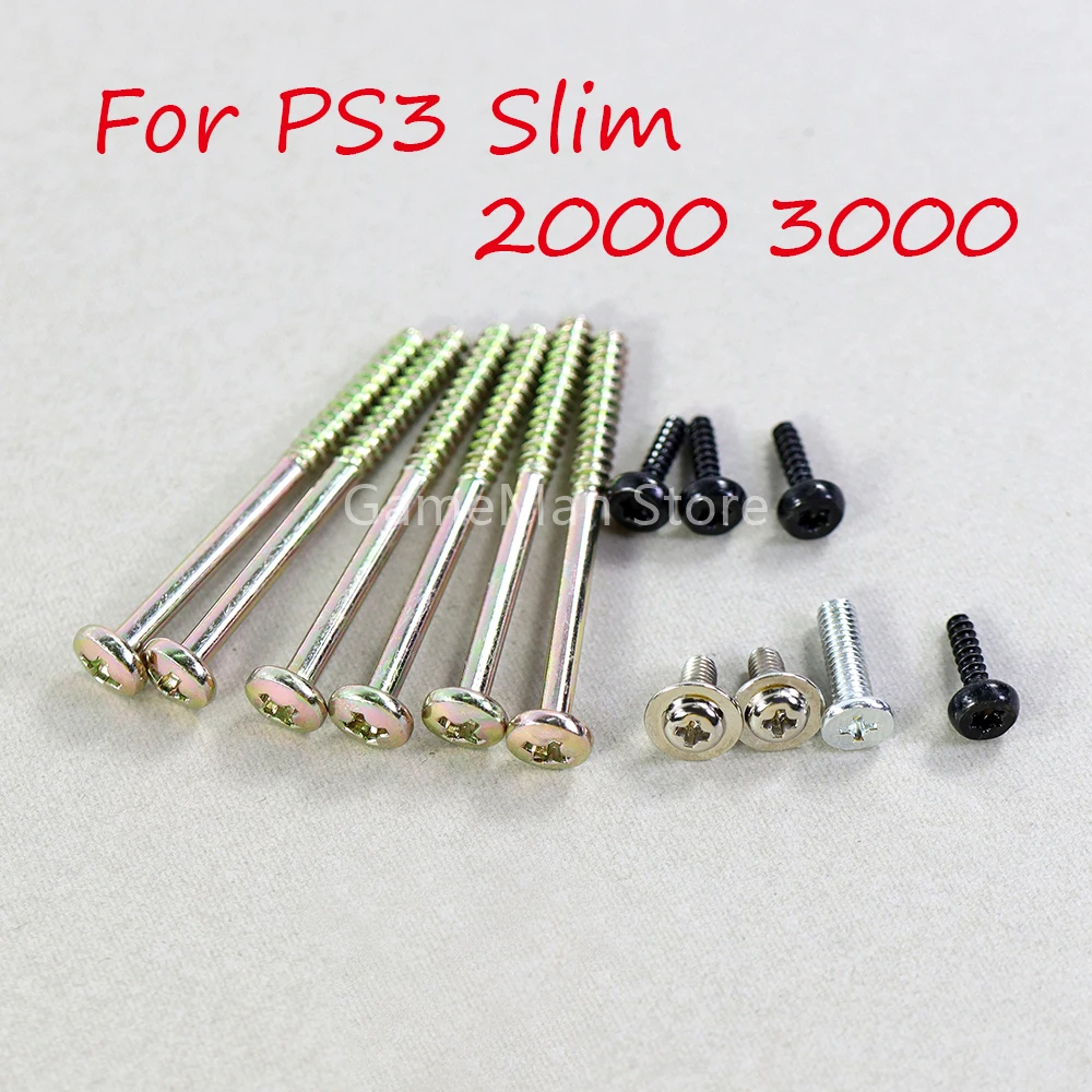 30Set Per Playstation 3 Ps3 Slim Cech-3000/2000 Set Completo Viti Host Per Ps3 Slim 2000 3000 Kit Di Riparazione Di Ricambio Per Console