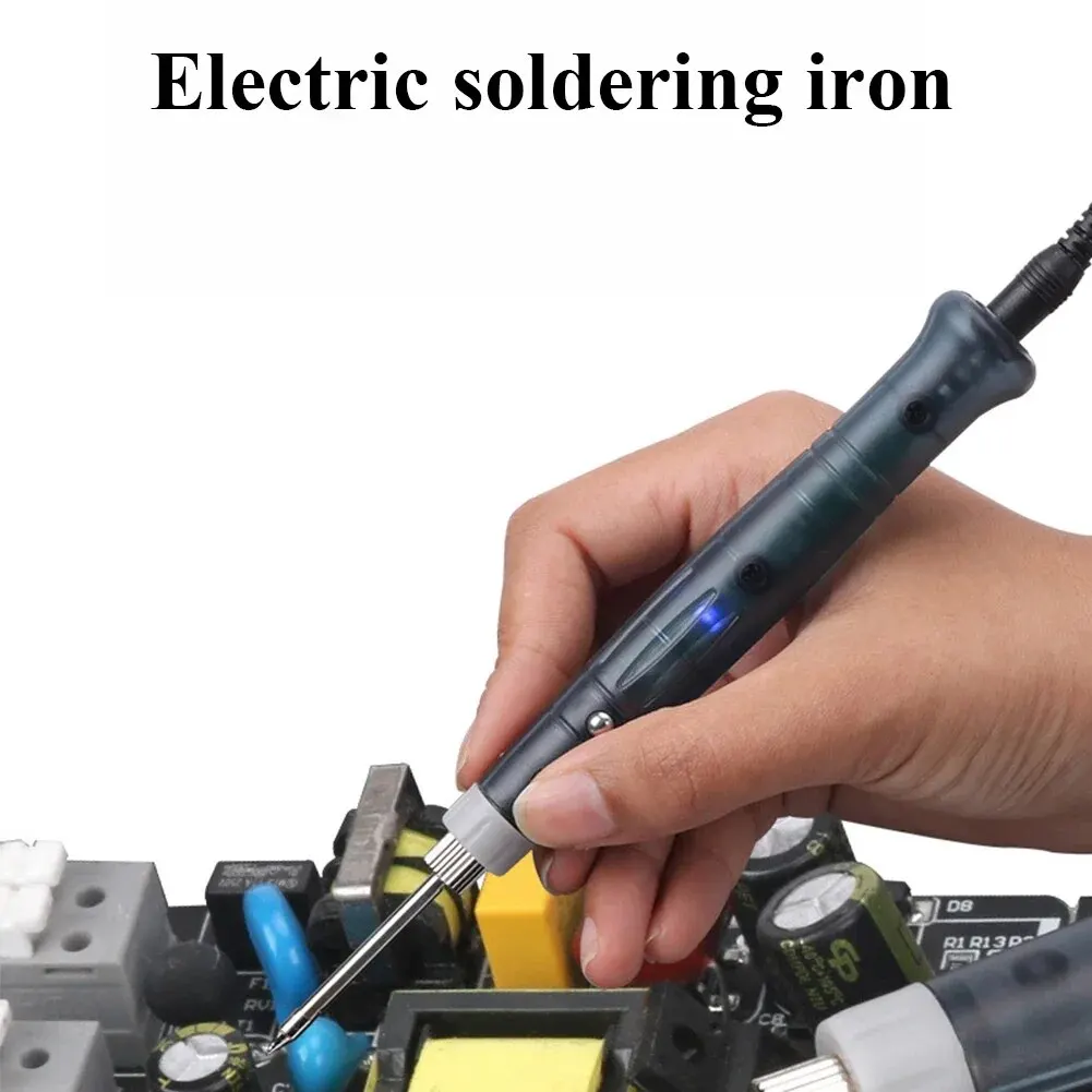 Soldering Iron 5V USB Soldering Iron Professional Electric Heating Tools Rework With Indicator Light Handle Welding Gun BGA Repair