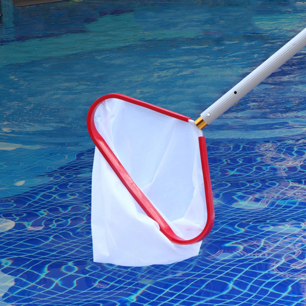Swimming Pool Leaf Rake Mesh Skimmer Net Pole Swimming Pool Spa Cleaning Skimmer Cleaning Tool Pool Landing Net Accessories