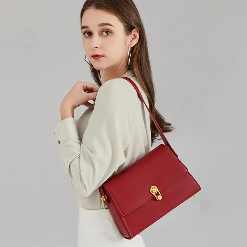 Женская сумка новый тренд роскошный дизайн сумки на одно плечо модная Ретро