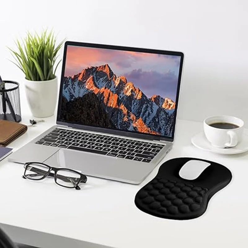Mouse Pad Gaming Wrist Guard Mouse Pad Simple Solid Antislip Computer Desk Accessories School Office Accessories Special Tools