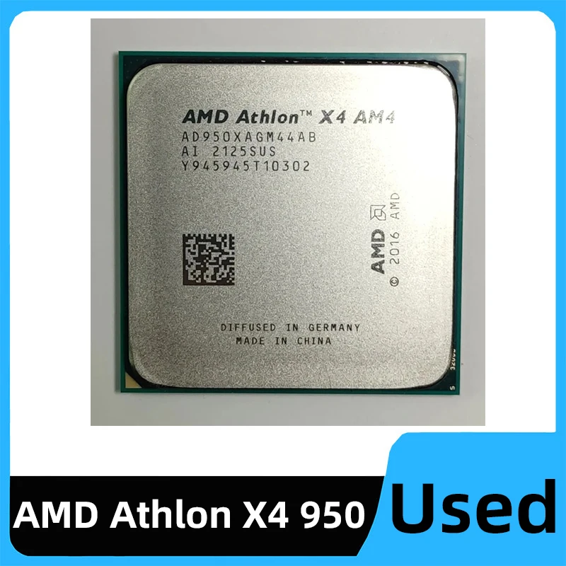 Amd Athlon X4 950 4x 3.50 Ghz Procesador-de-CPU-AMD-Athlon-X4-950-Socket-AM4-3-5-GHz-Quad-Core-65W