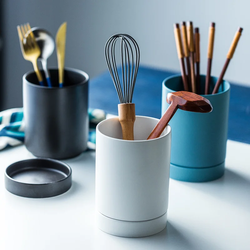 Ceramics Chopsticks Cage Multi-function Kitchen Cutlery Storage Rack Drain Rack for Kitchen Holder Save Space Organizer ZM1103 kitchen storage rack kitchen organizer rack