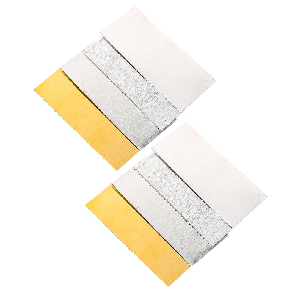 8 Pcs Experiment Materials Zinc Anode Plate Flakes Primary School
