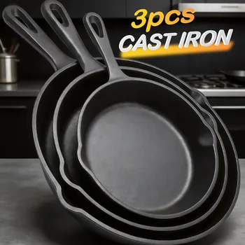 3-Piece Cast Iron Cookware Set 1