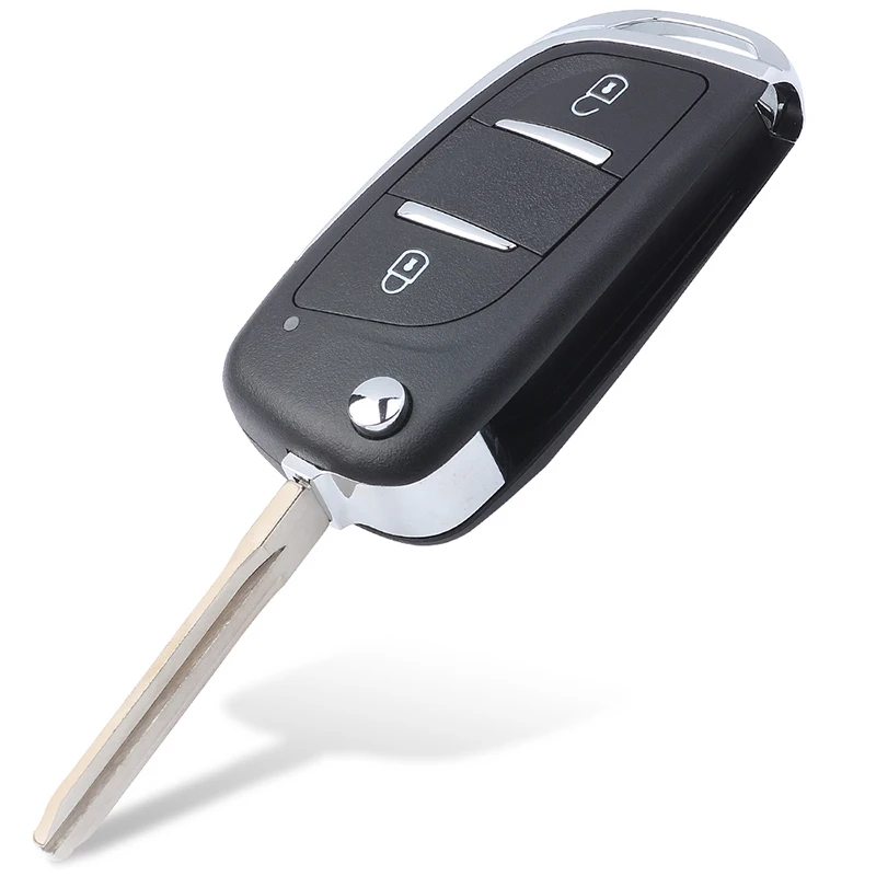 Enhanced Flip Remote Key Fob with 433MHz Frequency and Advanced ID Chip Technology