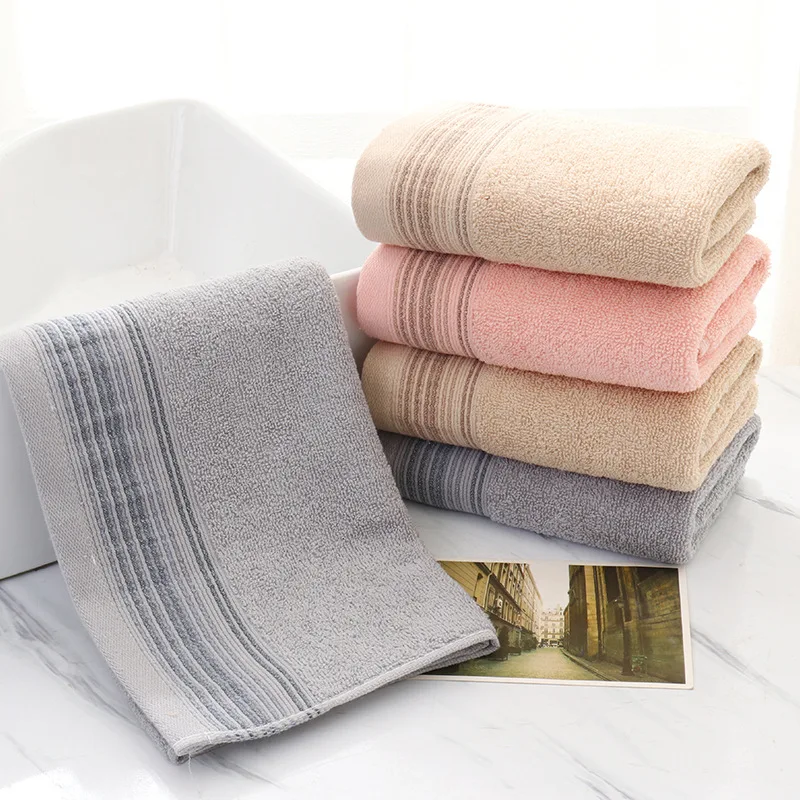 Face Towel 1pc Absorbent Pure Hand Face Cleaning Hair Shower Microfiber Towels Bathroom Home Hotel Adults