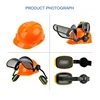 180 Degrees Adjustable Helmet Outdoor Garden Hat Splash Proof Full Face Mesh Forestry Metal Visor Grass Trimmer Protective 5