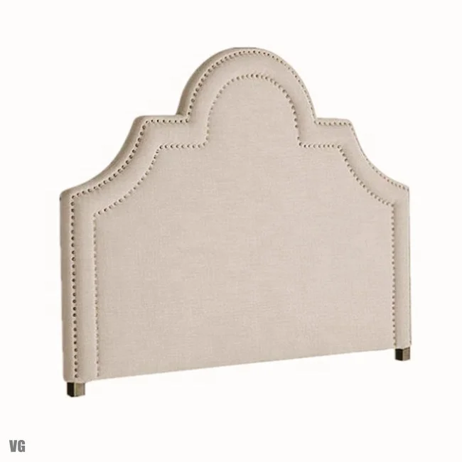 Modern Luxury Furniture Headboard Factory Size Tufted Fabric Upholstered Headboard
