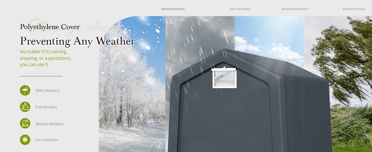 Sophia & William portable shed shelter logic tent