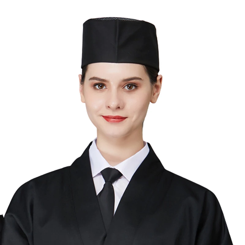 Breathable Sushi Cap Restaurant Chef Hat