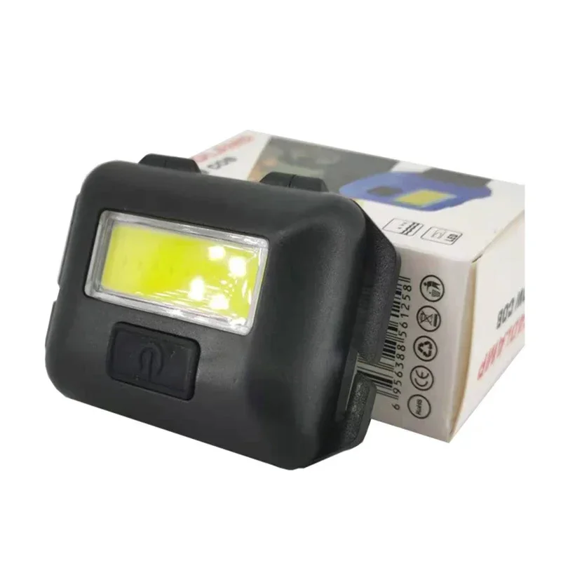 Camping Led Mini Headlights Portable Cob Headlamps Waterproof Head Front Light With 3 Switch Modes Led Lights Christmas Decor head flashlight,cob headlamp