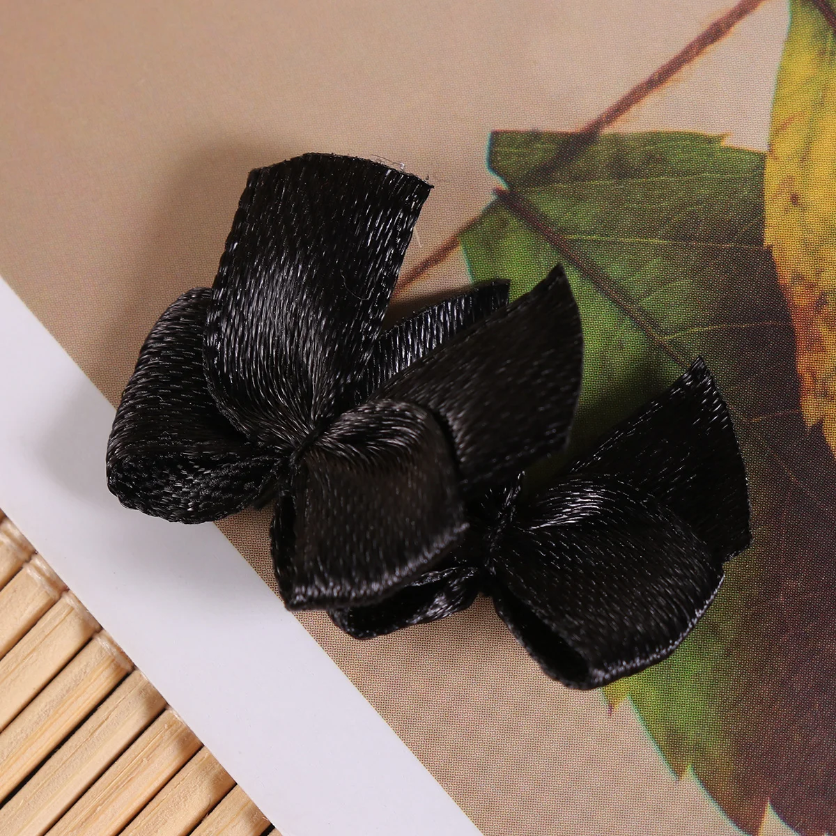 

100 Pcs Black Tie Handmade Hair Bows Ornaments Accessories Car Ribbon Baby Girl