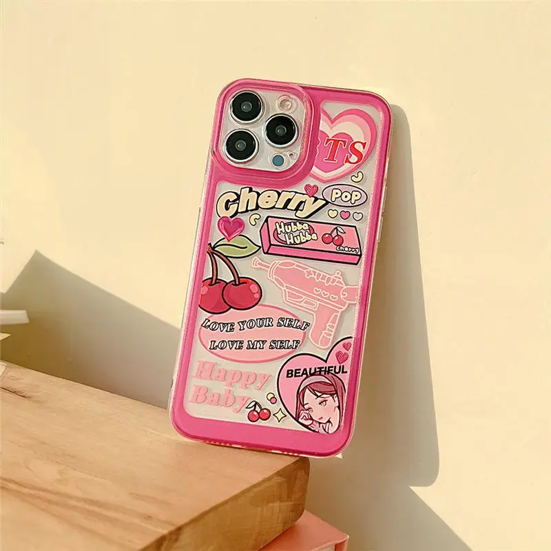 Vibrant Clear Red Cherry Phone Case