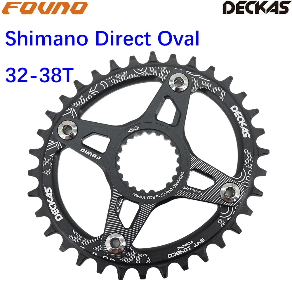 DeckasChainringOvalforShimanoDirectMountSpideradapter12speed