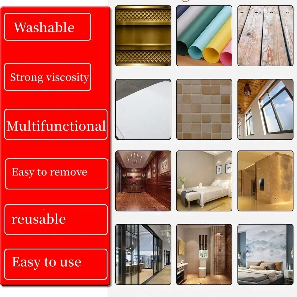 Ultra-Strong Double Sided Nano Tape - Transparent Waterproof Adhesive