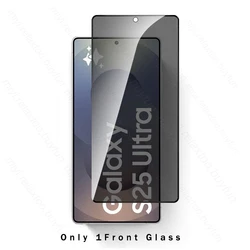 Premium Privacy Case with Tempered Glass Screen & Camera Protection for Samsung S25 (Only 1Front Glass)