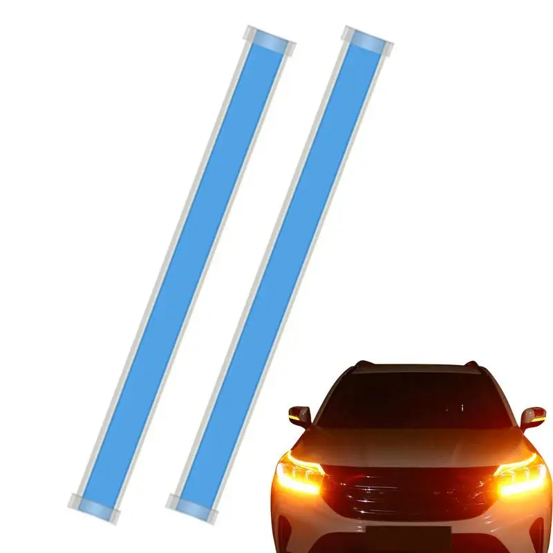 

Flexible Car LED Light Strip LED Headlight Strip For Daytime Running Lights Switchback Sequential Turn Signal Light Universal