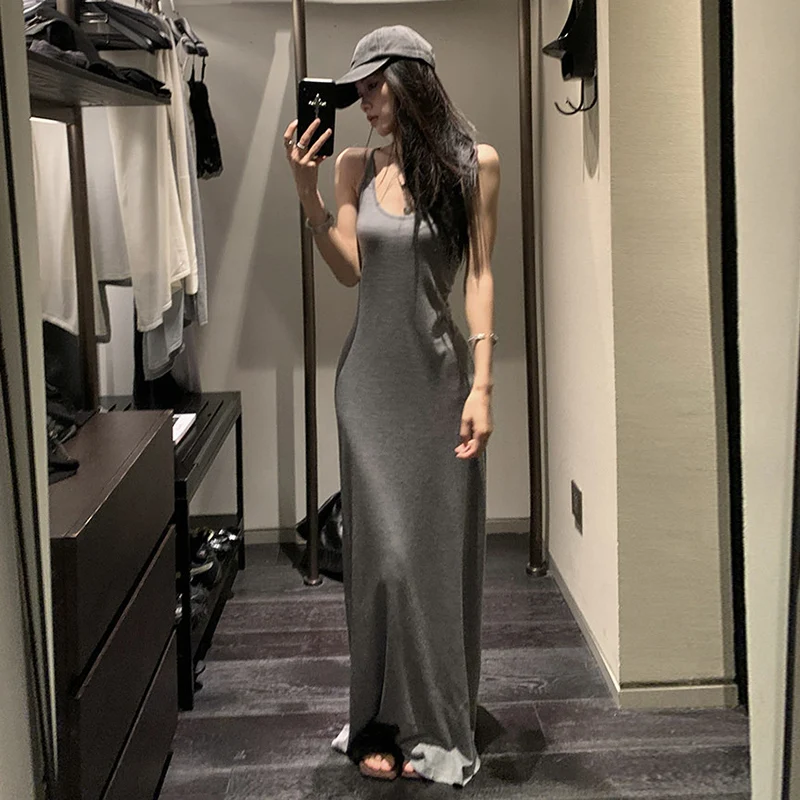 임산부 니트 스트랩 드레스와 숄 가디건 투피스 세트, 편안한 스타일, 핫맘, 봄 여름 신상품