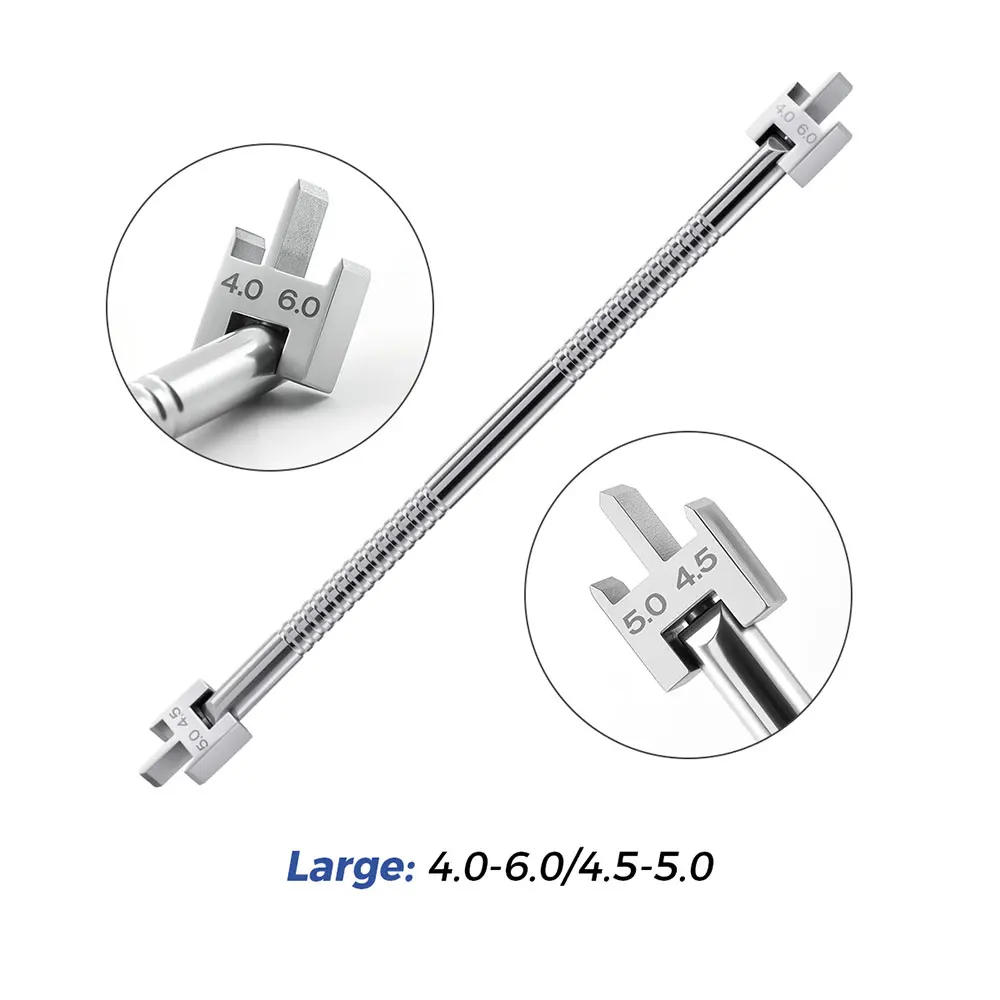 1PC AZDENT Dental Kieferorthopädische Klammern Position Gauge Einstellbare Edelstahl Halterung Stellungs Zahnmedizin Werkzeuge Autoklavierbar – Detail 8