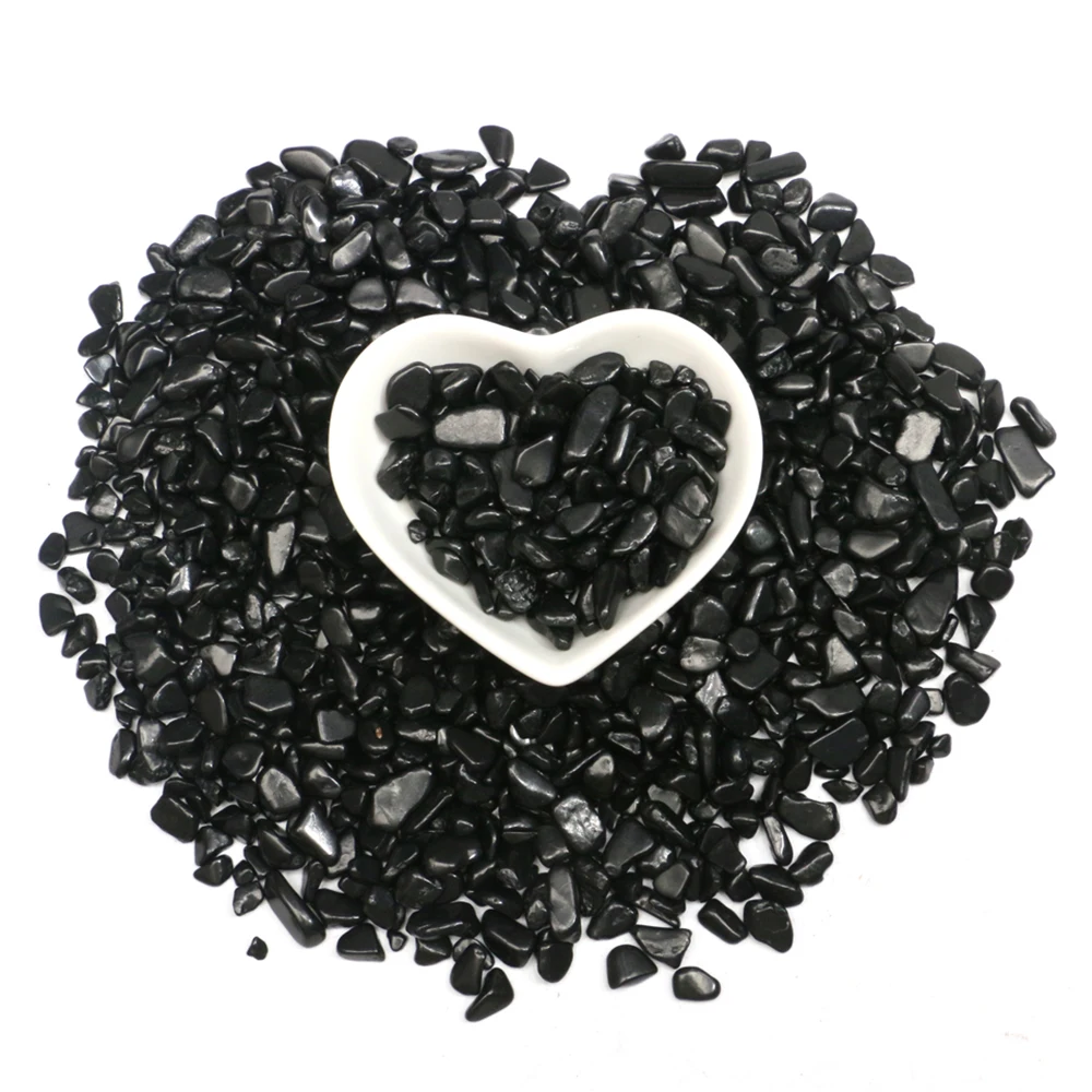 Mineraali 100-1000G Natural Shungite Pietre Preziose Semi Burattate Crystal Bulk Lot Mini Chip Pietre Di Shungite Nere Irregolari Originali