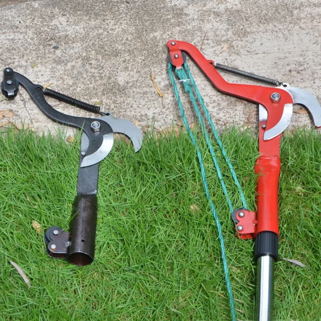 Telescopic High-branch Scissors Fruit Picker High-altitude Scissors High-altitude Pruning Scissors Trimming Branches Garden Tool 3