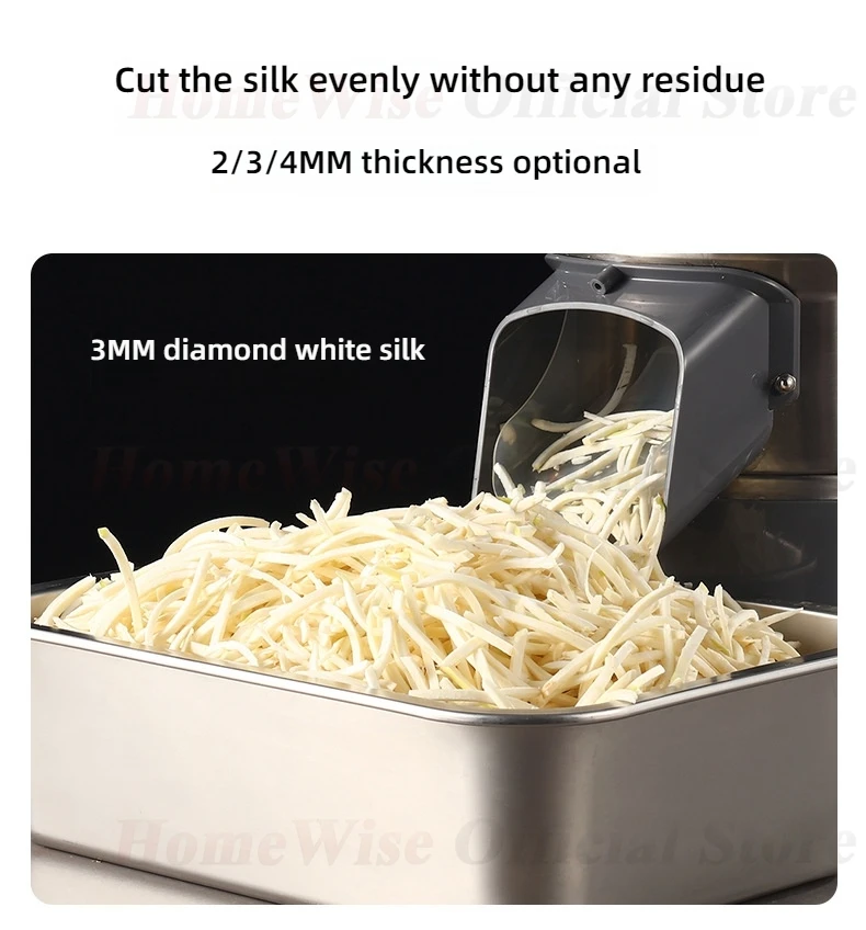 Description Picture 4 of itemHomewise Cut Cubes and Slicing and Shredding knife Accessories for M1 Commercial Multifunctional Vegetable Machine
