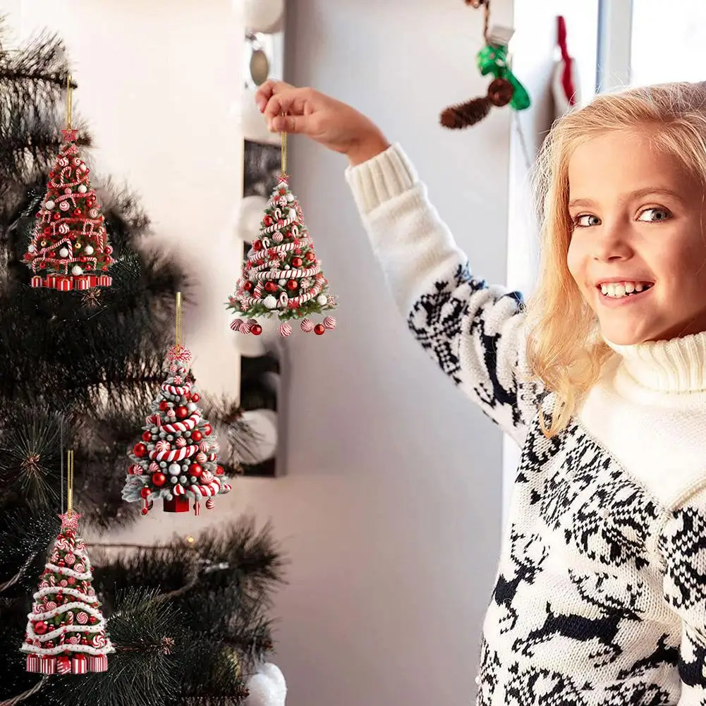 

Christmas Tree Hanging Ornaments Pendant Xmas Home Table Decor Gift 2023 Navidad Happy New Year Decor 2024 Noel Decoration