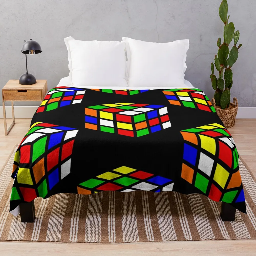 

Magic CubeThrow Blanket