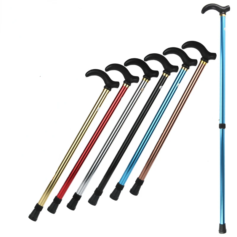 53-90CM Adjustable 2 Section Stable Anti-Skid Walking Stick Old Man Hiking Cane Trekking Accesorios trekking pole walking stick trekking poles