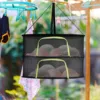 Multifunctional Portable Foldable Muti-layer Hanging Drying Net for Dry Goods Vegetable Fruit Herbs Clothing Non-toxic Polyester 1