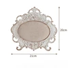 French Vintage Jewelry Stand, White Antique Display Holder, Necklace/Earring Jewelry Rack, Elegant Storage Piece  Pink 6