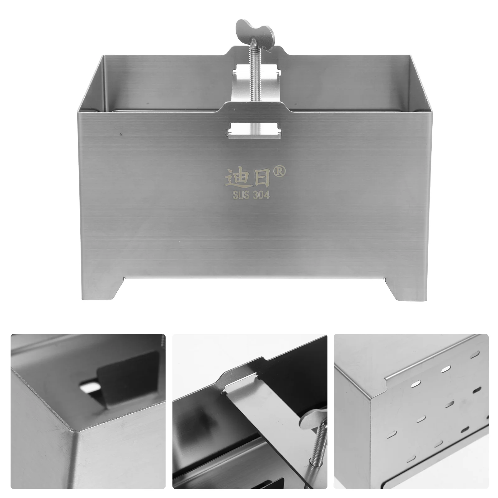 

Tofu Mold Kitchen Presser Washable Box Safety Pressing Cooking Stainless Steel Bean Curd Making Household Tool Creative