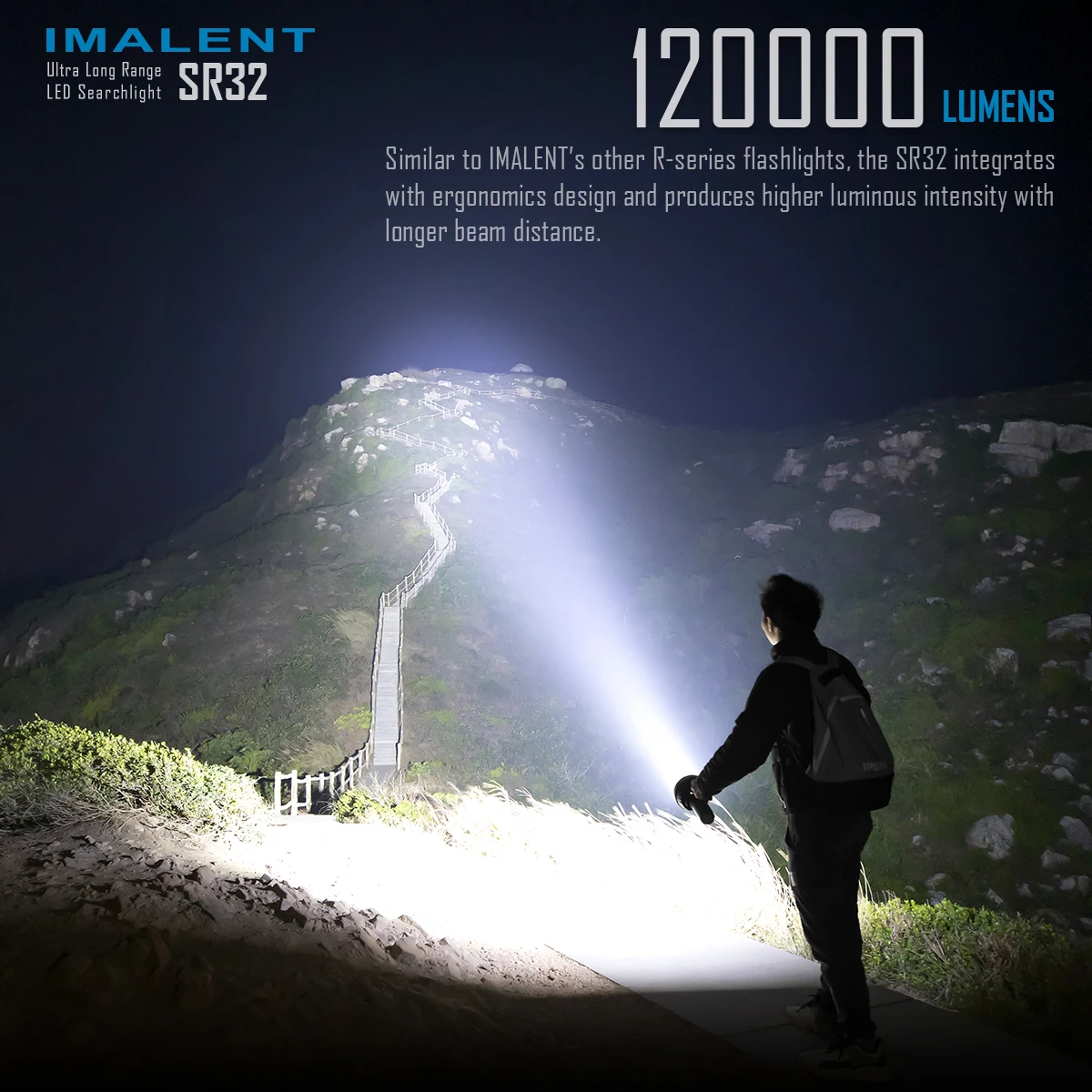IMALENT MS18 Lampe de poche puissante de 100000 lumen, la plus