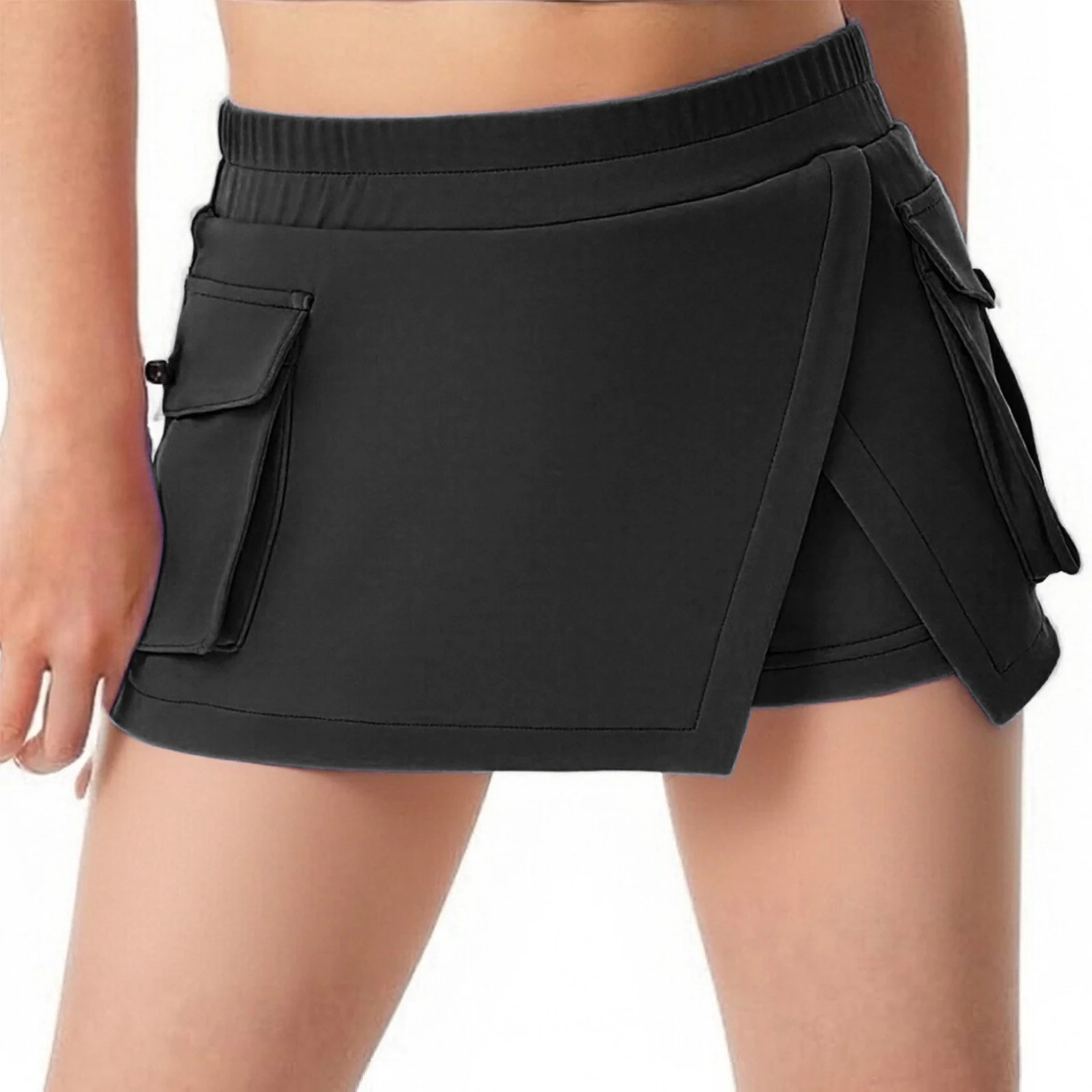 Girls Split Golf Tennis Sport Athletic Skirt Elastic Waistband Flap Pockets Skirts with Built-in Shorts Activity Outfits 14 Sd96f48aa4e144e818b67a86cd62084725