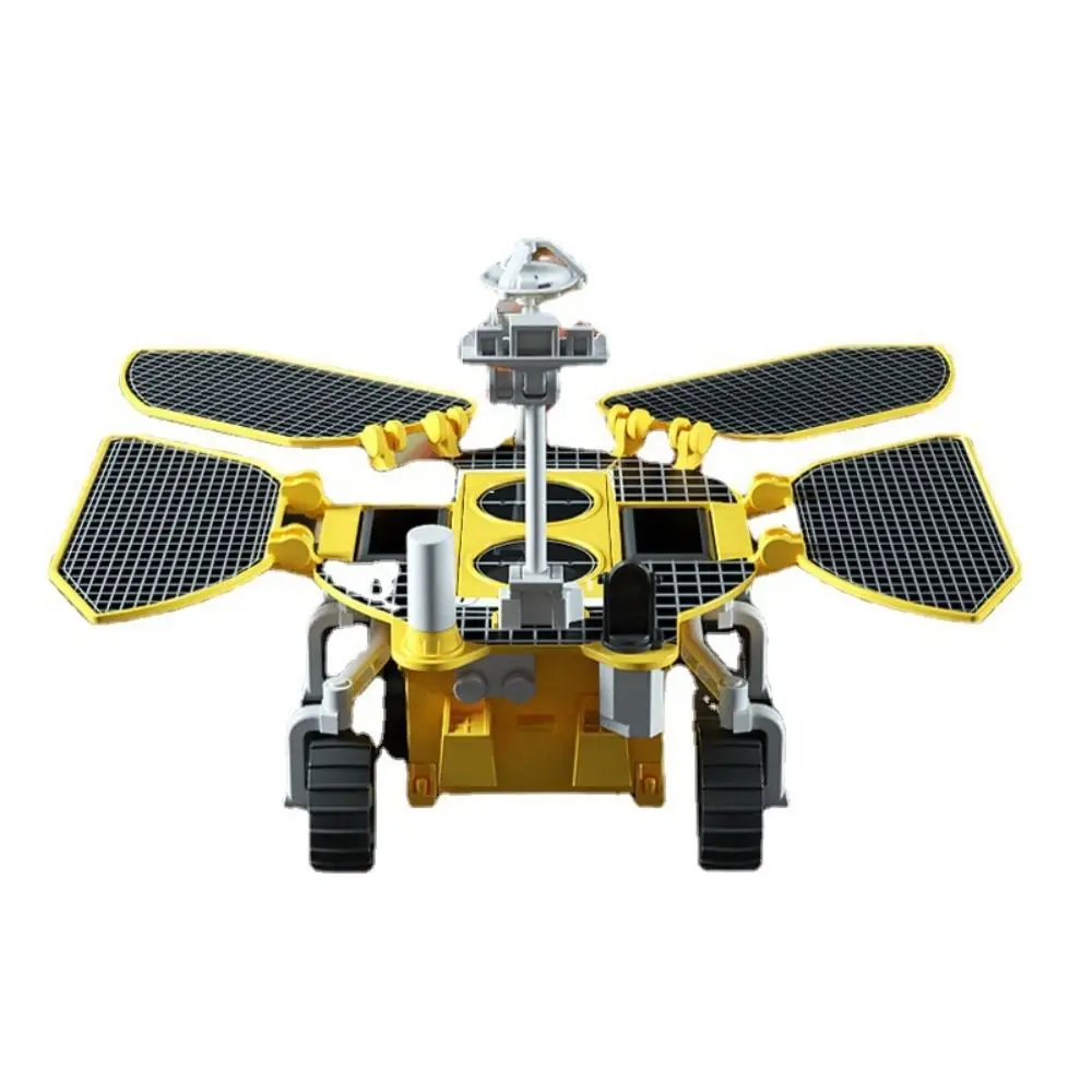 Plastic Space Mars Car Model Solar Energy Action Figures Zhu Rong Car Model Toys Assembling Ornament Die-cast Model Decoration