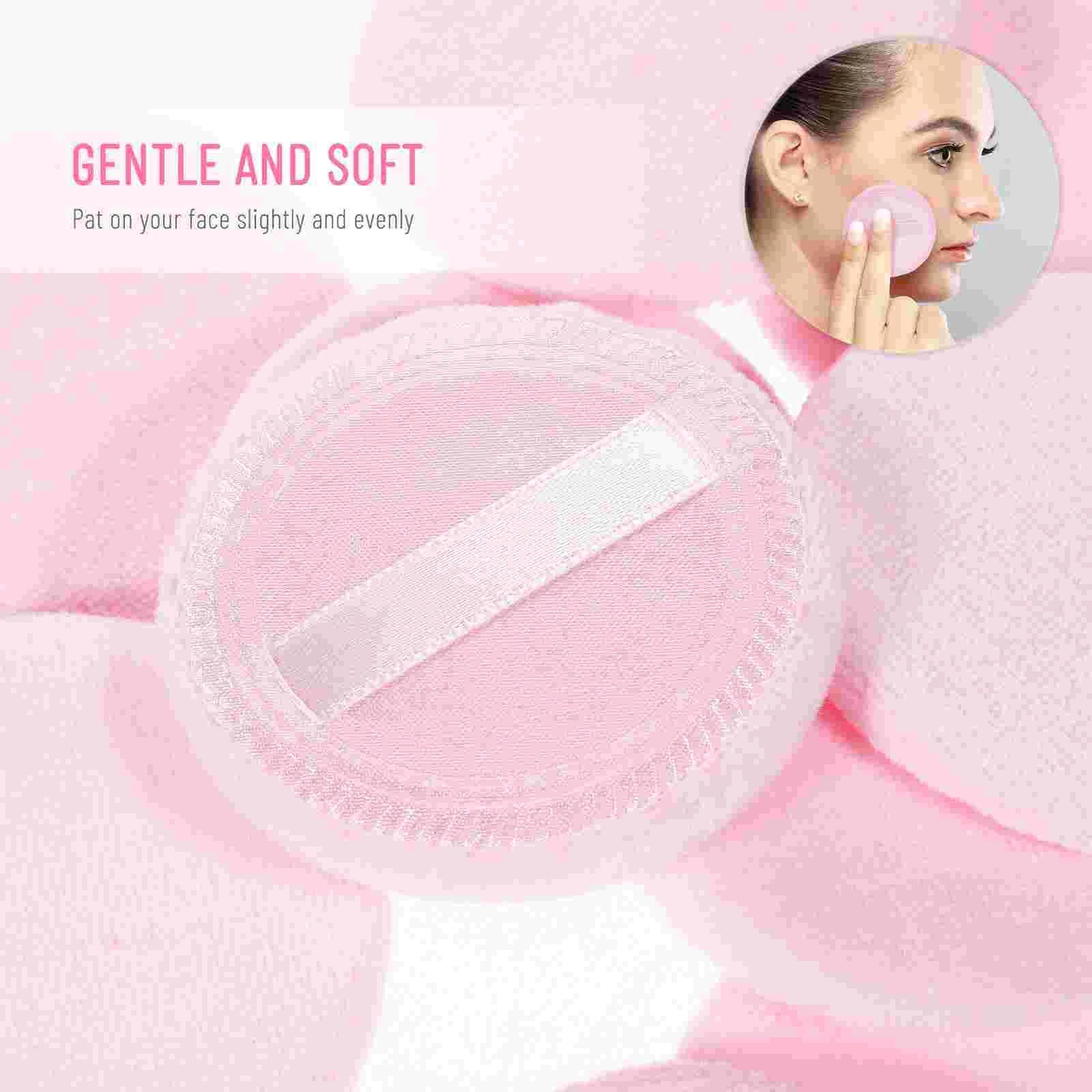 Puff Case Powder Puffs Triangle for Sponge Makeup of Housing Pressed Applicator Pad Facial Foundation Accessories Round Small 5