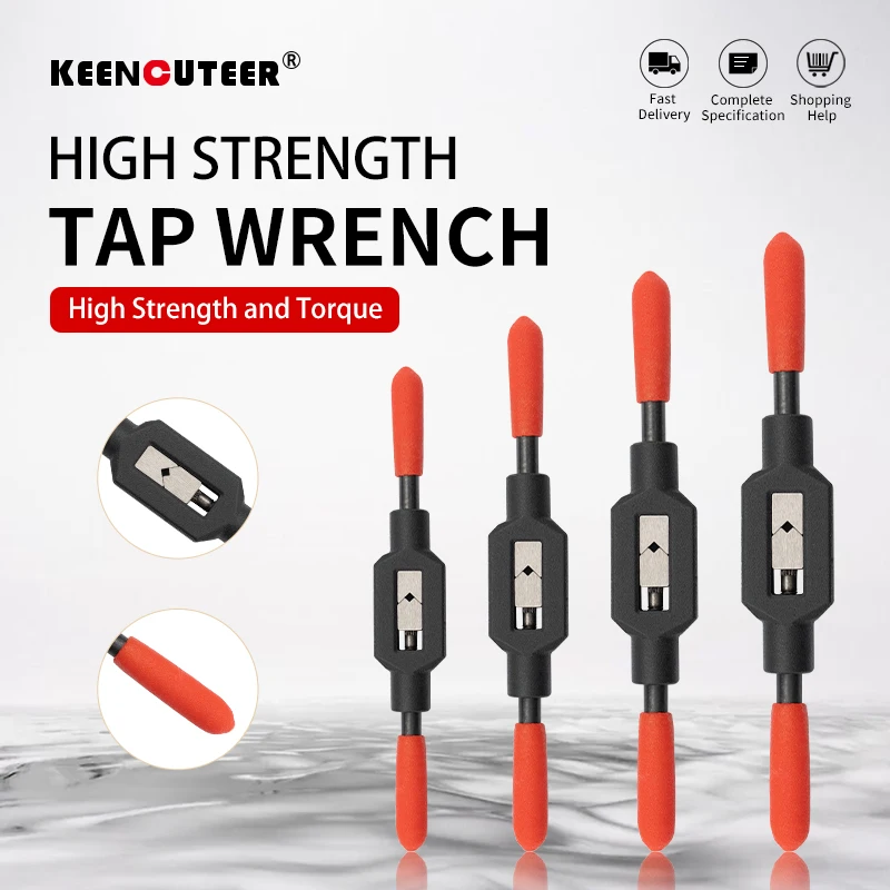 Tap Wrench Adjustable Tap Wrench Handle for M1-M8~M9-M27 Metric Taps Superhard High Carbon Steel Tap Reamer Hand Threading Tools