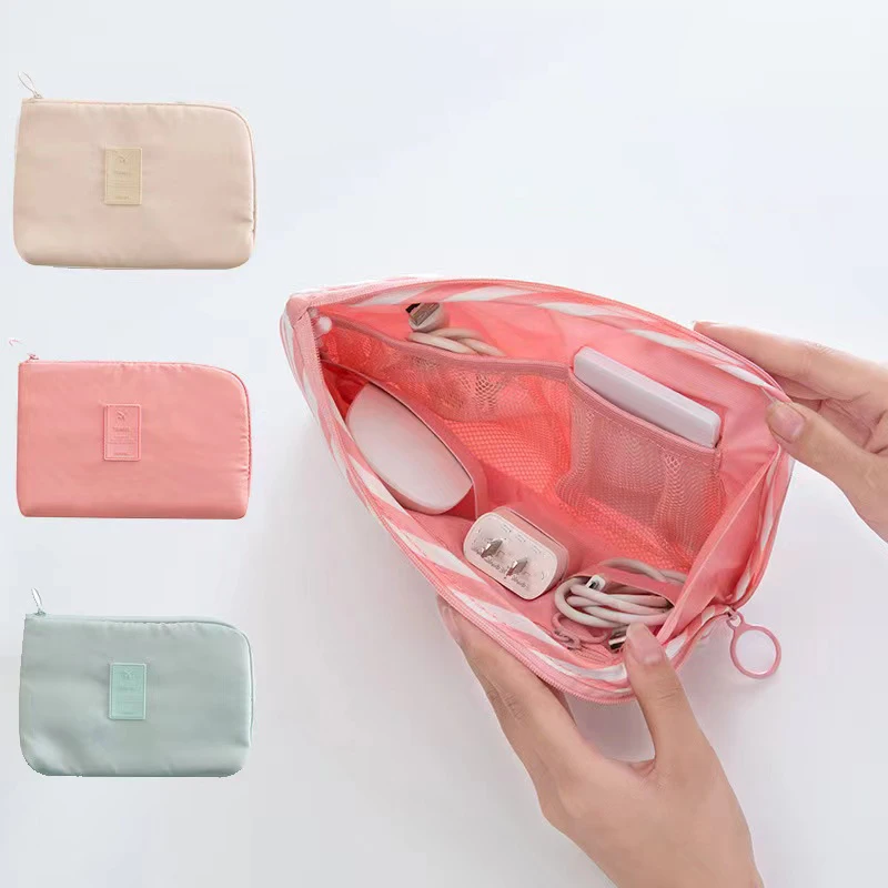 

Travel Accessory Cable Bag Portable Digital USB Electronic Organizer Gadget Case Travel Cellphone Charge Mobile Charger Holder