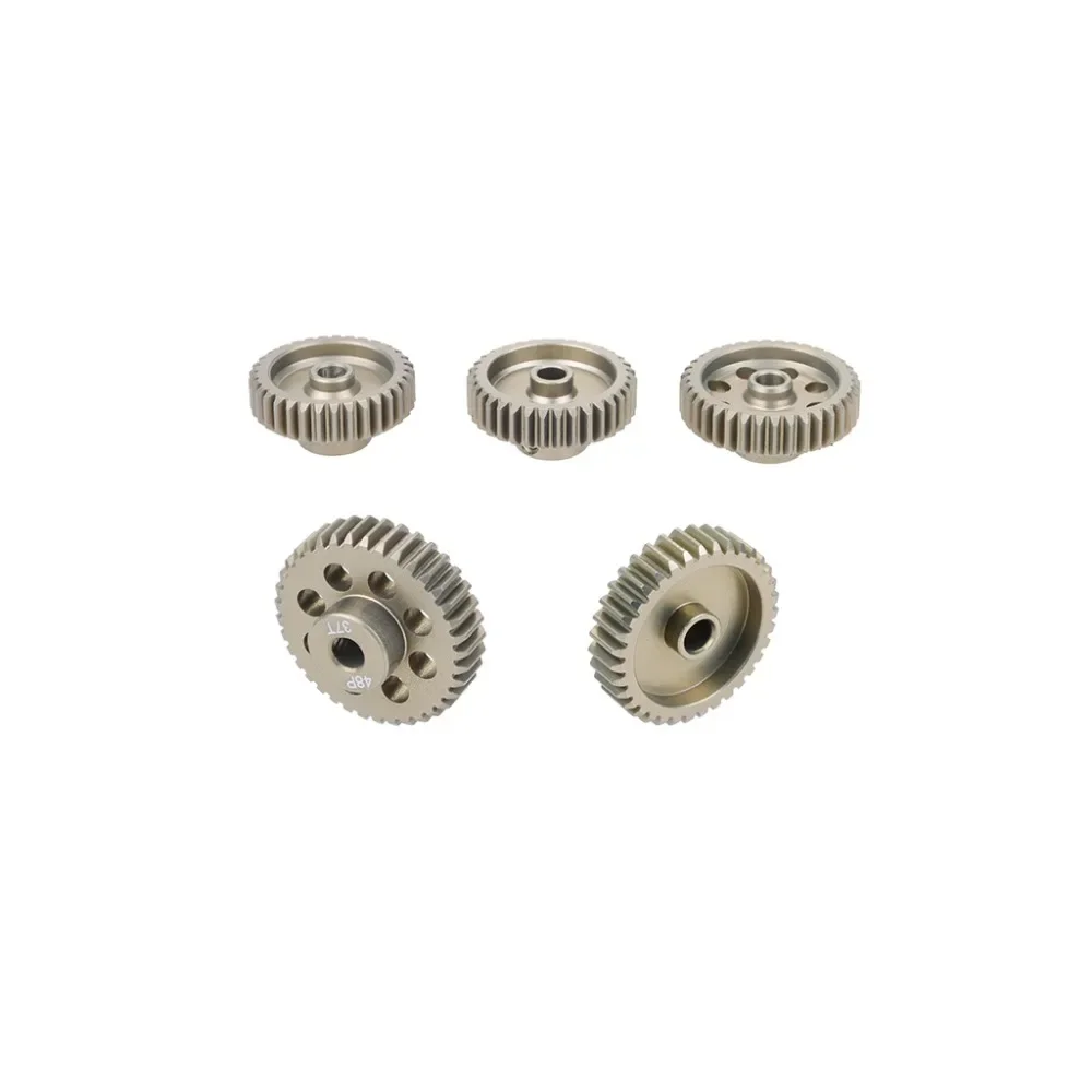 48DP 3,175mm Aluminium Metall Ritzel Motor Getriebe 13T-20T 21T-25T 26T-30T 31T-40T 41T-48T Für 1/10 RC Autos Lkw Drift Modell Motor – Detail 5