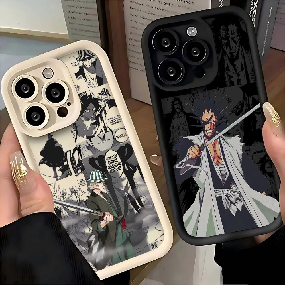 Stylish Anime Ichigo B-Bleach Soft TPU Phone Case Cover