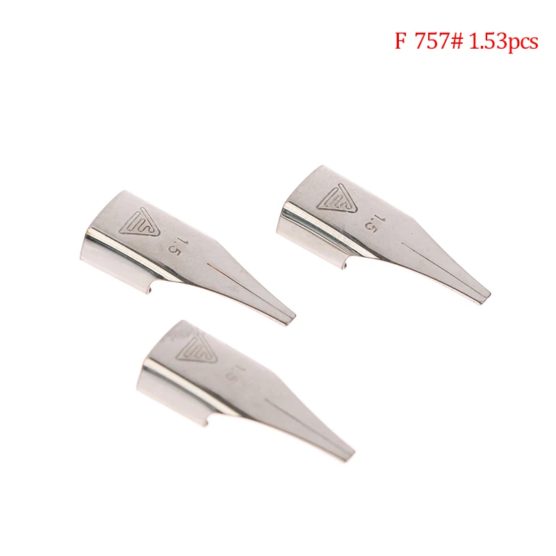 Set of 3 Dazzling Art Pen Nibs for School and Office Use
