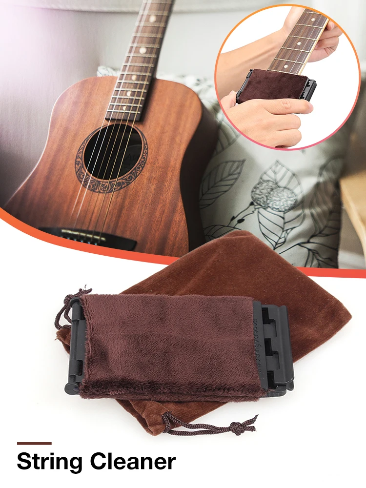 

String Cleaner Guitar Fingerboard Cleaning String Cleaning Fingerboard Rub Cleaning Tool Guitar Parts Accessories
