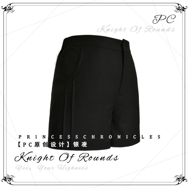 Silver Ling Ouji Lolita Retro Elegant British Gothic Joker Shorts for Unisex by Princess Chronicles~Pre-order