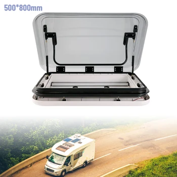 Skylight Roof Vent Hatch Large Caravan RV 3-Size with LED Light 500/700/800 x 500mm Cut Out for Camper Motorhome 6
