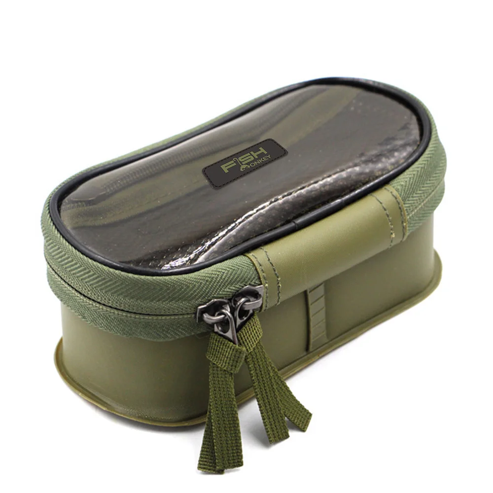 étui Protection Roue De Pêche étanche Sac De Protection EVA Pour Moulinet De Pêche - Étui Portable étanche Avec Poche Filet - Noir - Rangement Et Transport Sac Pêche Noir Keenso