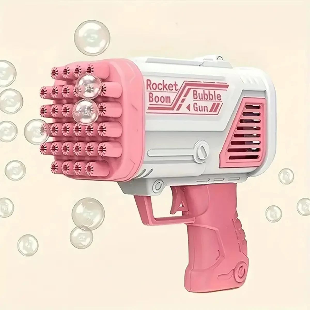 1pc-32 hole pink bubble gun for outdoor entertainment and wedding props